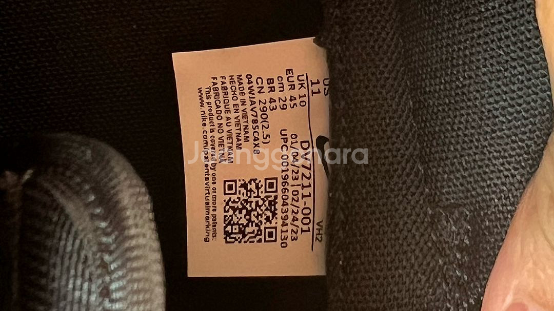 DV7211-001 나이키 덩크 로우 레트로 PRM 블--5