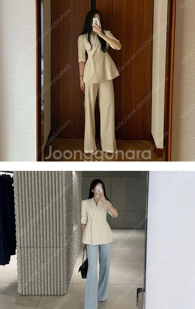 브론 아워글래스 린넨자켓 (새상품)--6