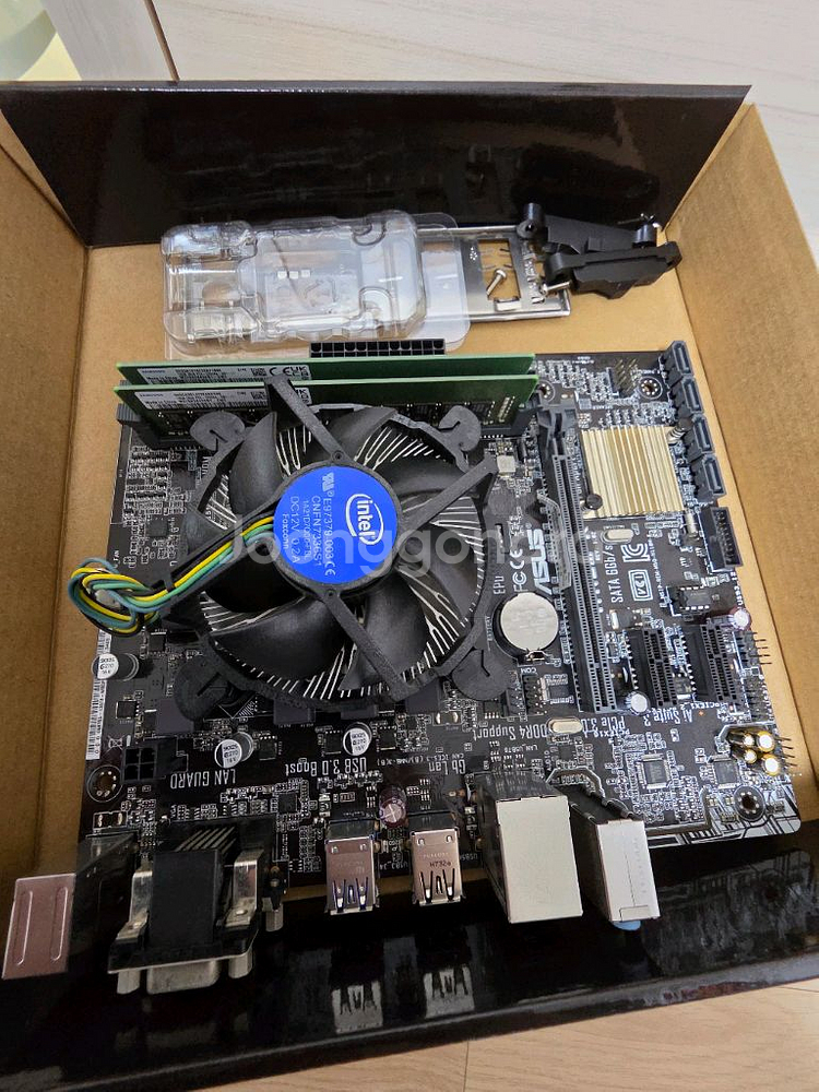 i5 7500 cpu + 메인보드+600W파워+16G램--0
