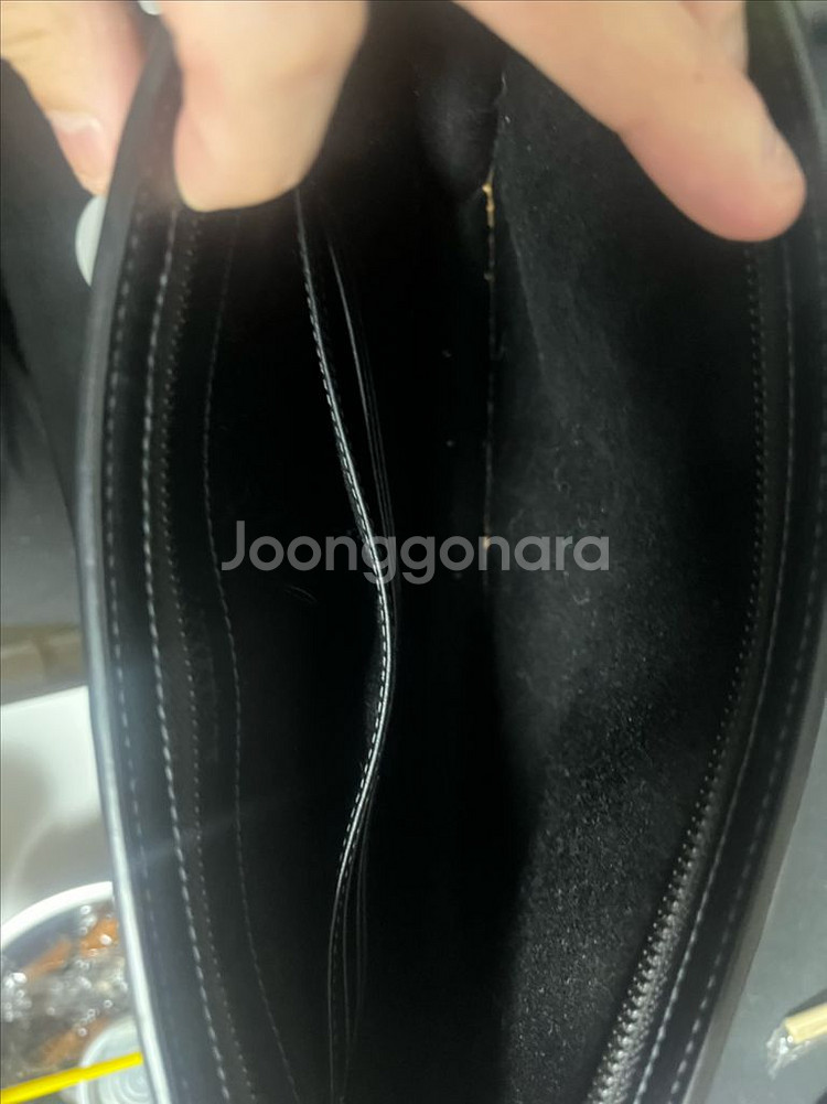 버버리 남성 체크 클러치--2