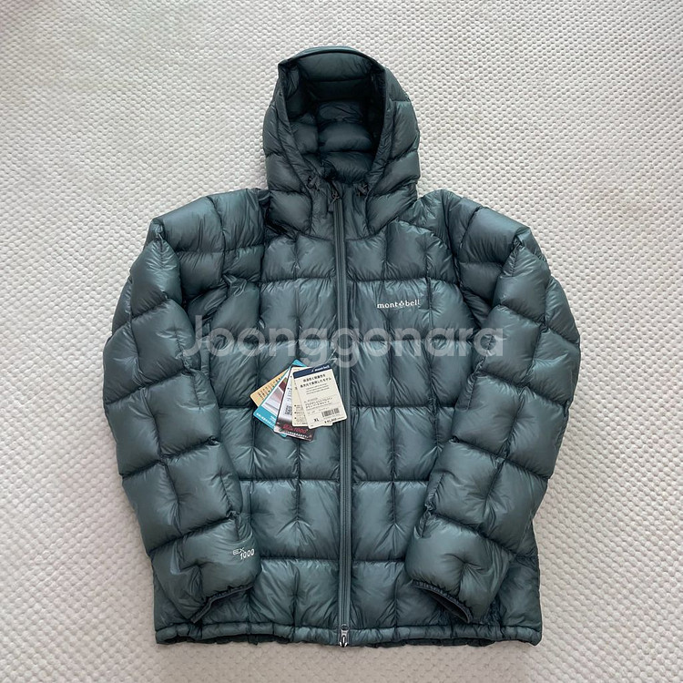 [XL] 몽벨 플라즈마 1000 알파인 구스 다운 패딩--1
