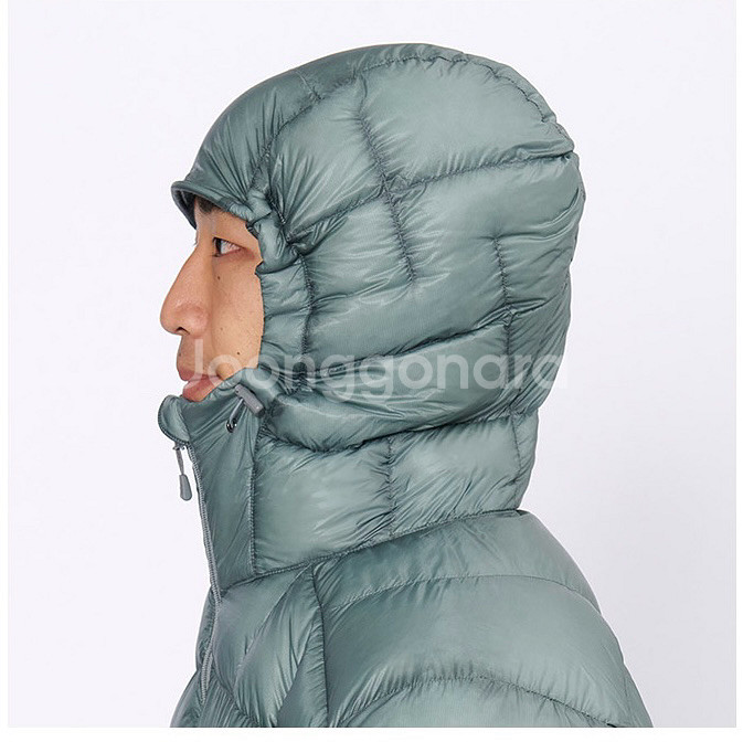 [XL] 몽벨 플라즈마 1000 알파인 구스 다운 패딩--5