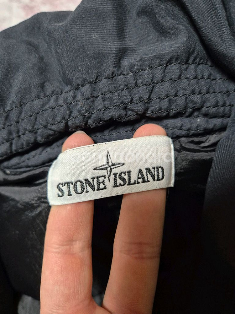 정품 스톤아일랜드 크링클랩스 패딩 95-M 블랙--5