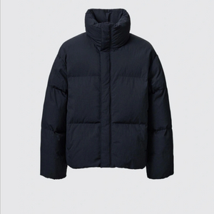 유니클로U 패디드볼륨재킷 블랙 XXL