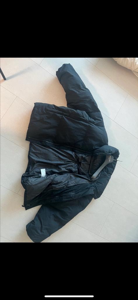 유니클로U 패디드볼륨재킷 블랙 XXL--2