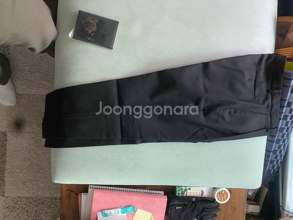 노이어(noirer) 검정 슬랙스--0