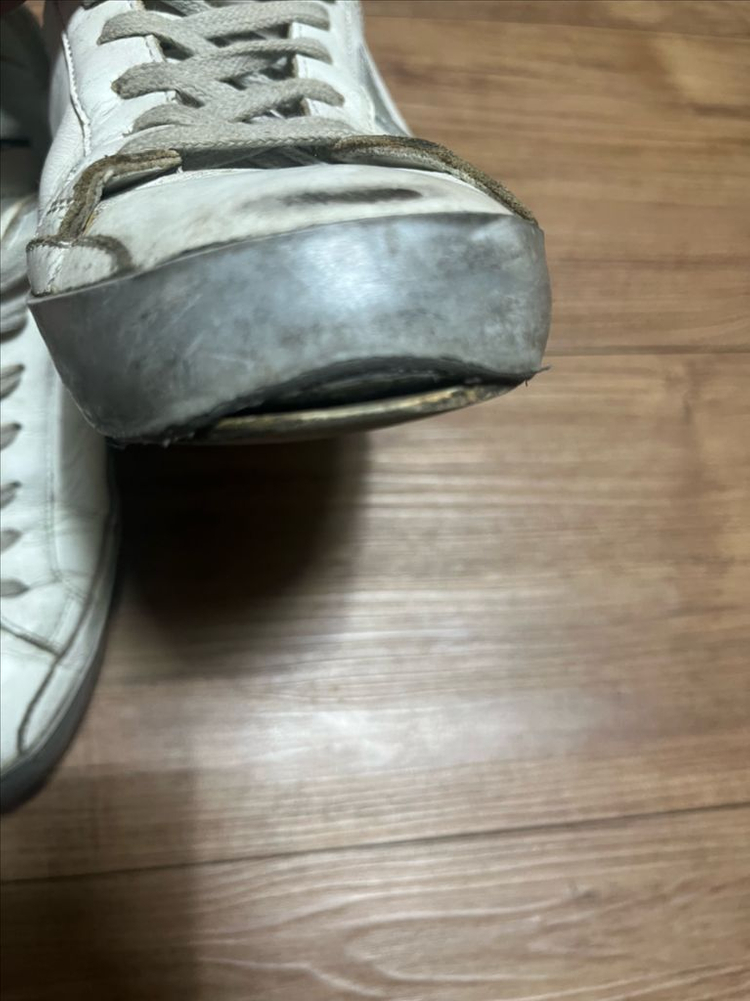 골든구스 슈퍼스타 스니커즈 실버 40사이즈--7