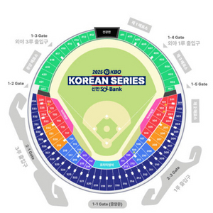 한국시리즈 1차전 중앙네이비 2연석