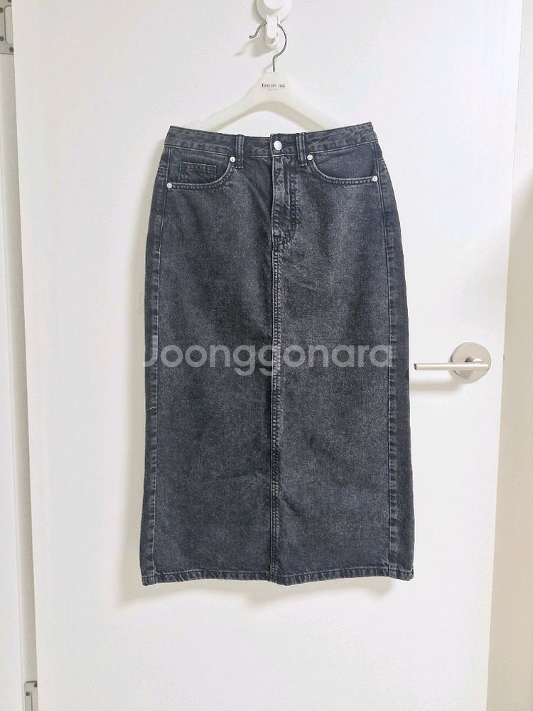 (새상품55~날씬66) 데님롱스커트--0