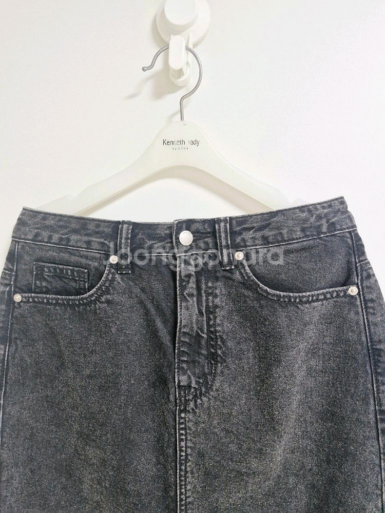 (새상품55~날씬66) 데님롱스커트--2