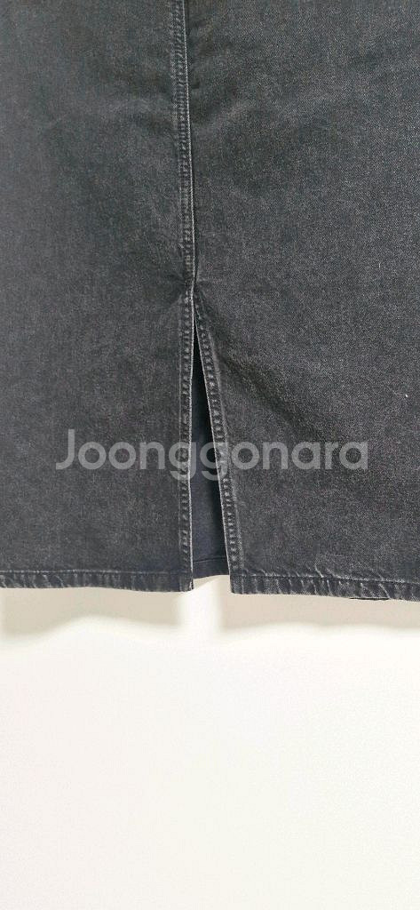 (새상품55~날씬66) 데님롱스커트--4