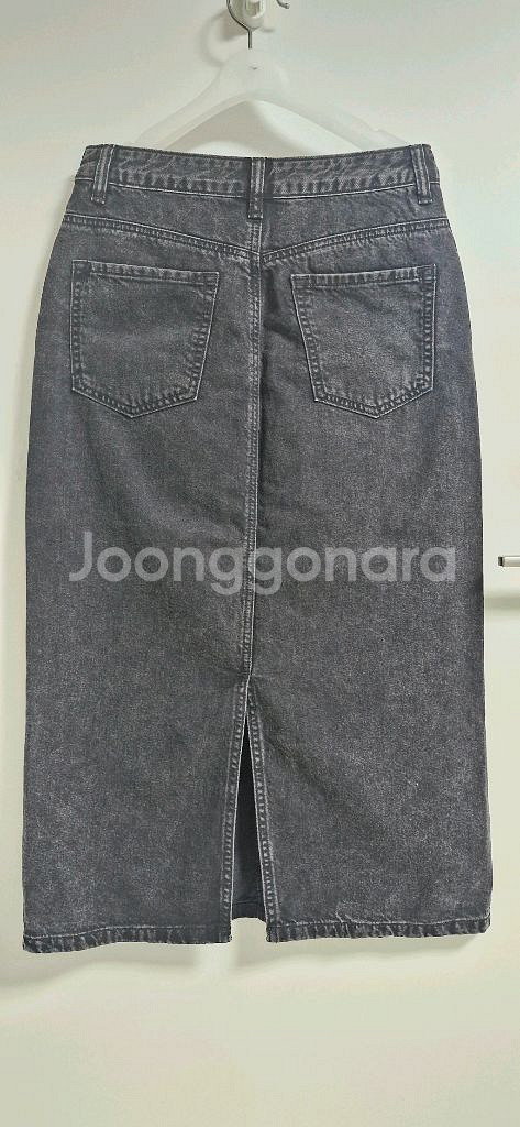 (새상품55~날씬66) 데님롱스커트--3