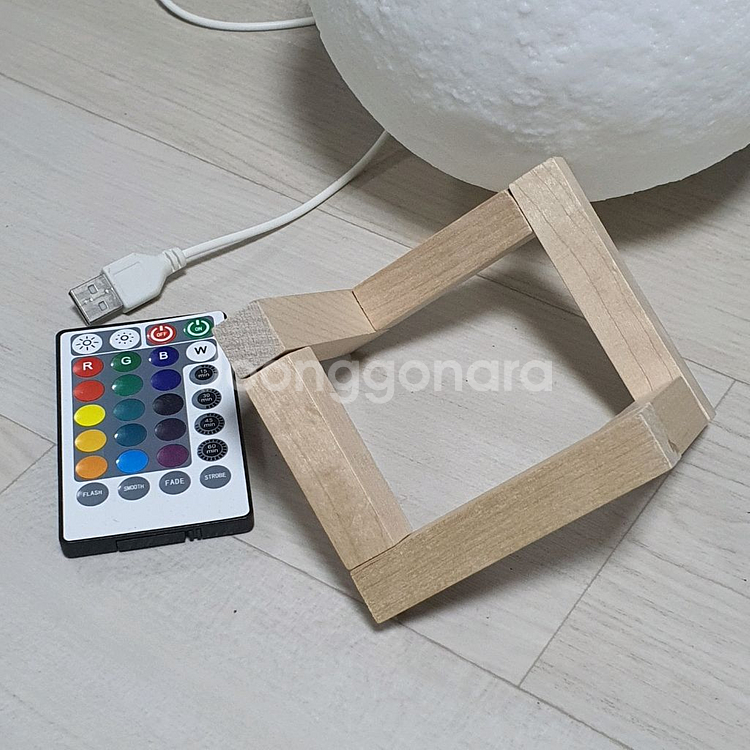 달 모양 램프 무드등--4