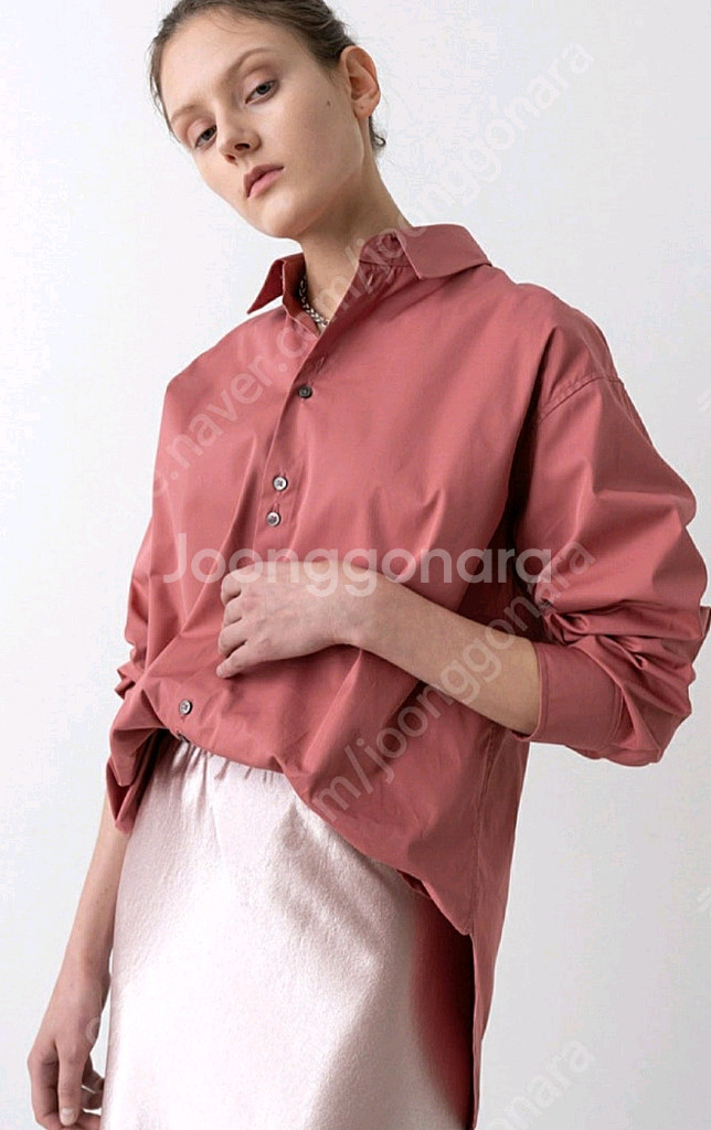 ORR 오르 더블버튼 셔츠 블라 (S)--0