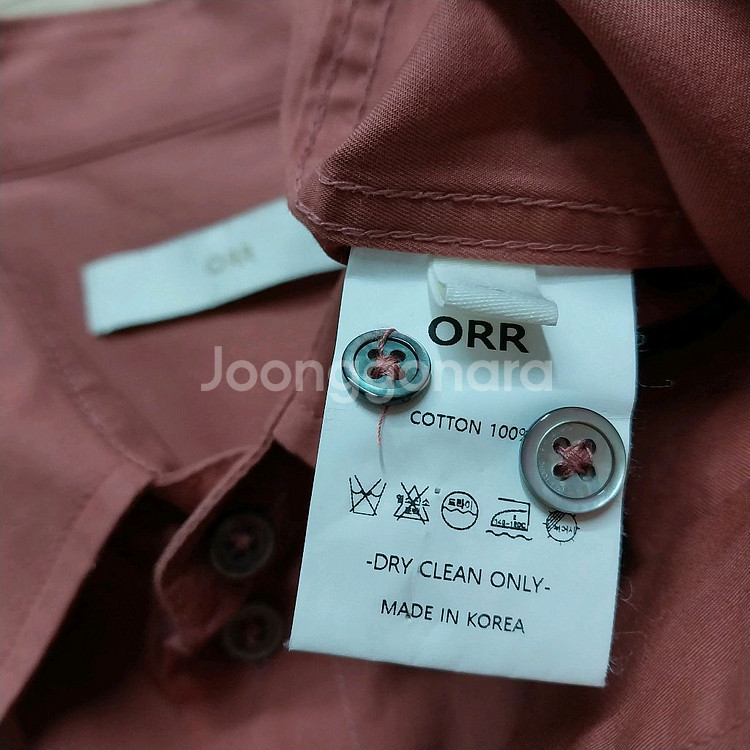 ORR 오르 더블버튼 셔츠 블라 (S)--8