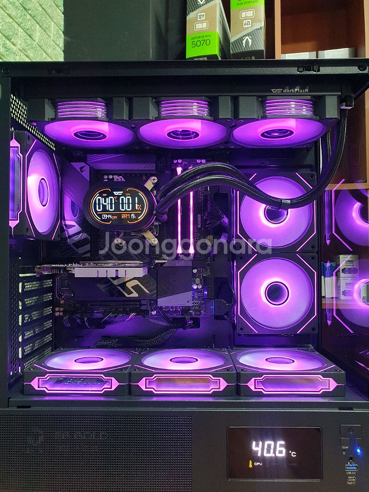 미사용 ) 9800X3D 반본체 컴퓨터 판매--3