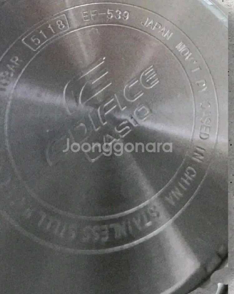 카시오 에디피스 EF-539D크로노그래프 손목시계--2