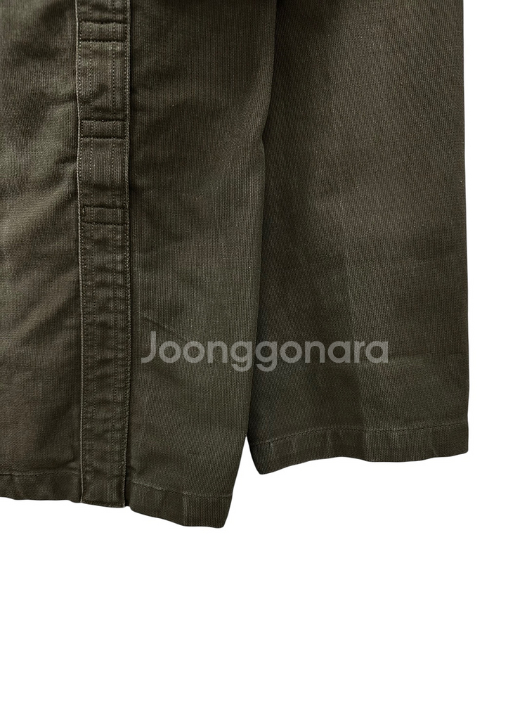 80년대 GMBH 독일군 퍼티그 자켓 카키색 (5,M)--3