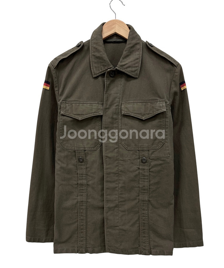 80년대 GMBH 독일군 퍼티그 자켓 카키색 (5,M)--0