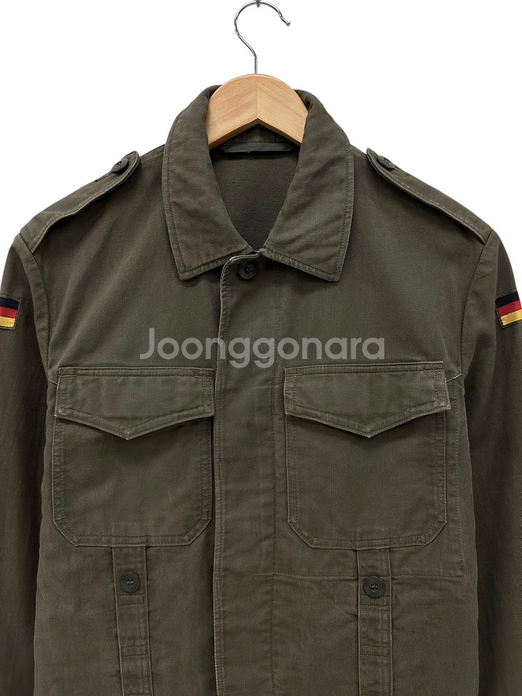 80년대 GMBH 독일군 퍼티그 자켓 카키색 (5,M)--1