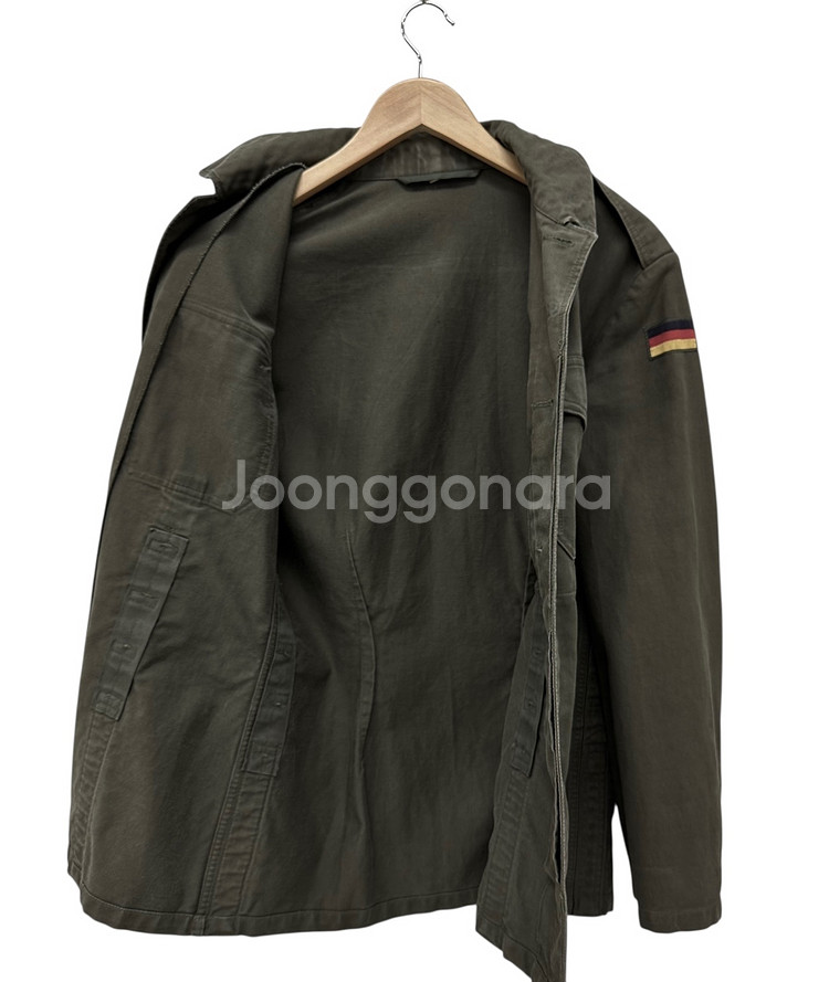 80년대 GMBH 독일군 퍼티그 자켓 카키색 (5,M)--7