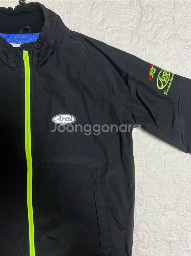 [새상품급] 구형 아라이 바람막이 XS 블랙네온 검형--2