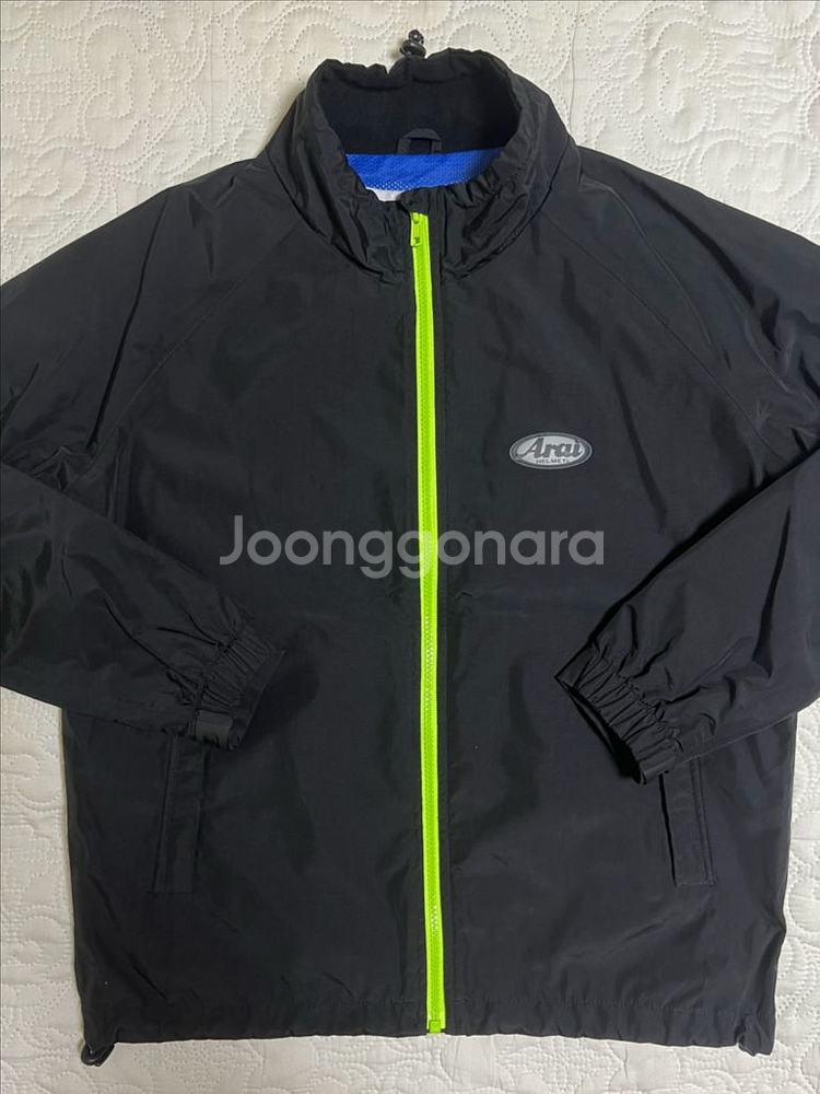[새상품급] 구형 아라이 바람막이 XS 블랙네온 검형--1