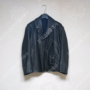 알레그리 양가죽 더블 라이더 자켓