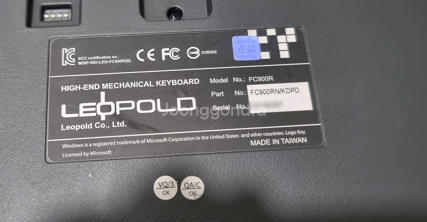 기계식 키보드 갈축 레오폴드 FC900R KDPD 그--4