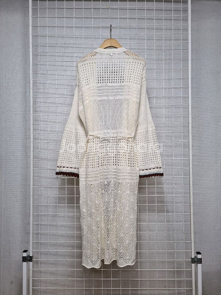 써스데이아일랜드 니트가디건 M (오픈형)--1