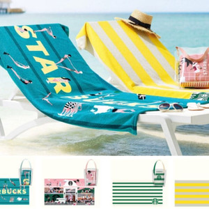 스타벅스 비치타올 + 서머백 세트