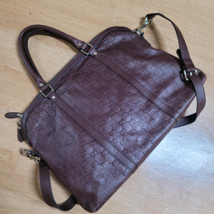 정품)구찌 시마 레더 브리프 케이스 백. 가방 !!