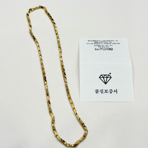 18k 대나무 금목걸이 팝니다