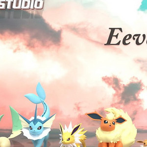 포켓몬 레진 스케일월드 - mh 이브이즈 소분