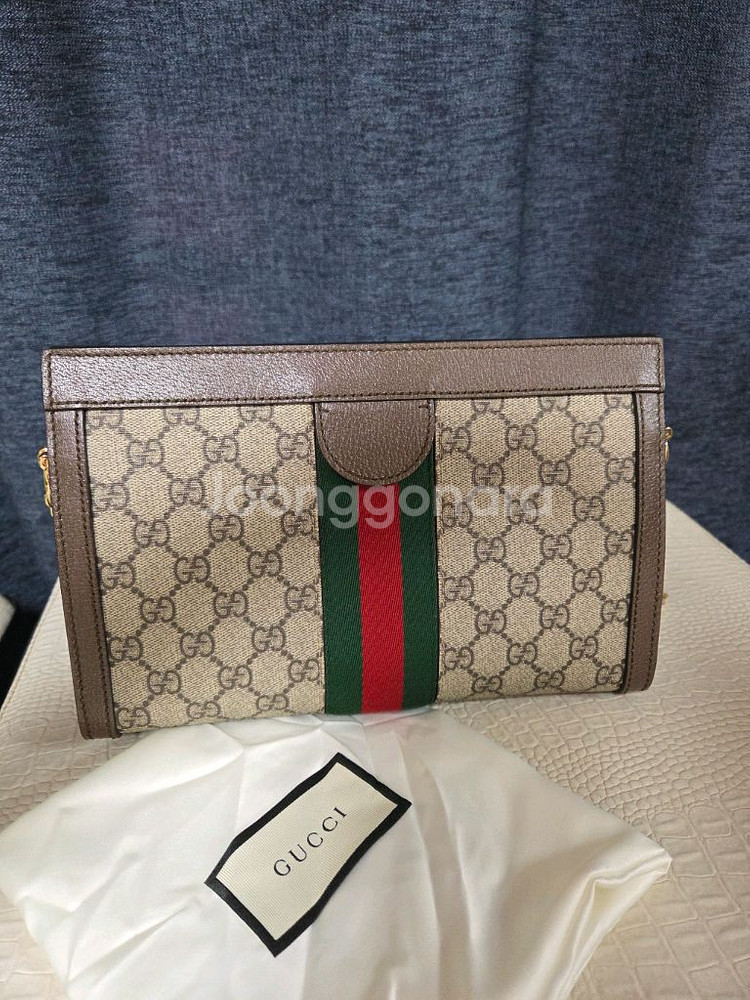 구찌 오피디아 GG 미디엄 숄더백--4