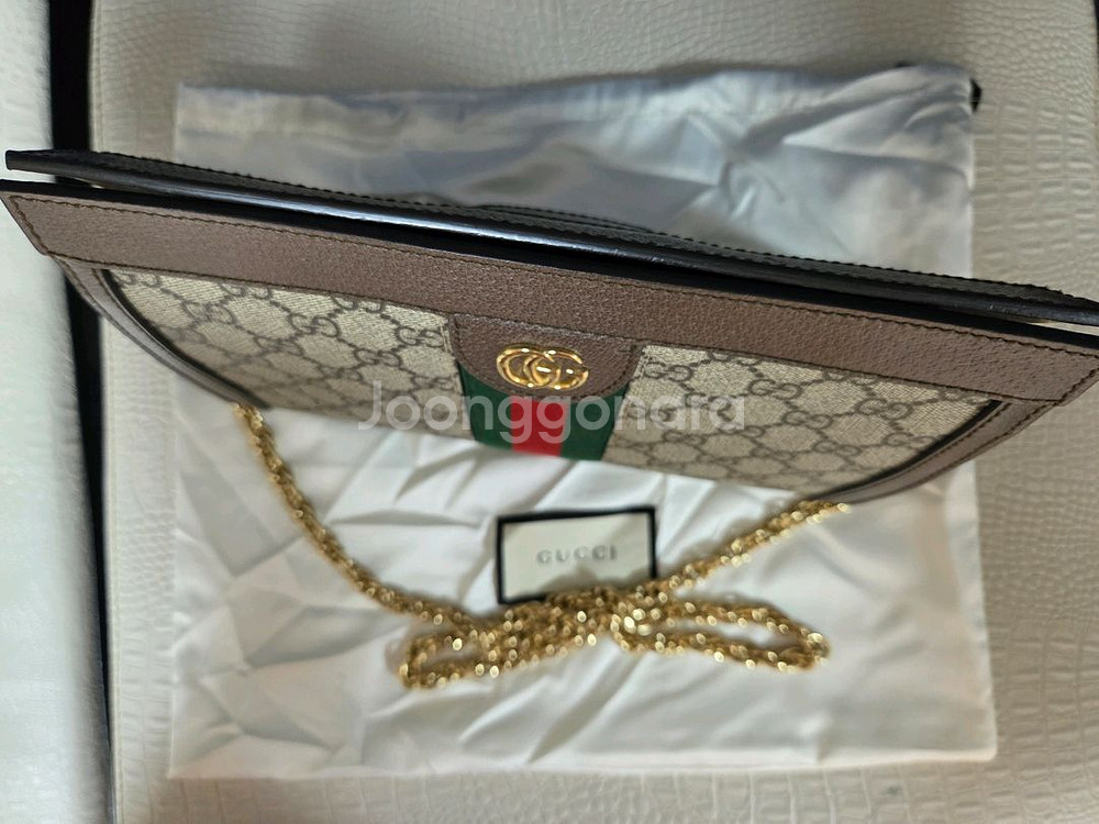 구찌 오피디아 GG 미디엄 숄더백--7