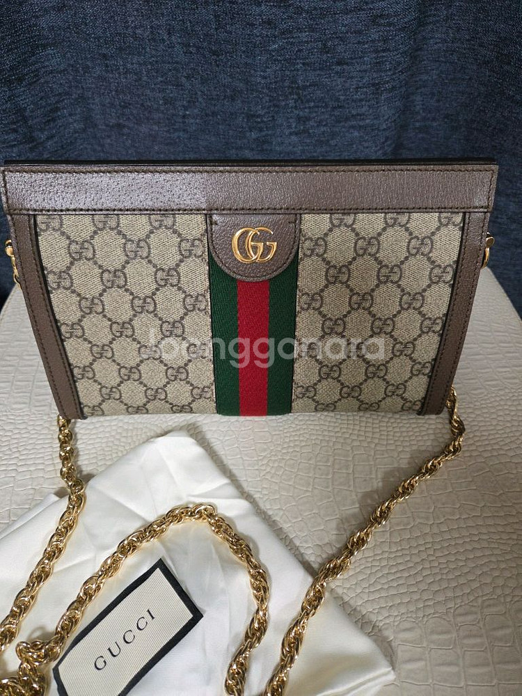 구찌 오피디아 GG 미디엄 숄더백--2