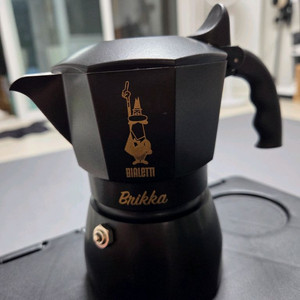 비알레띠 뉴브리카 매트블랙 2컵