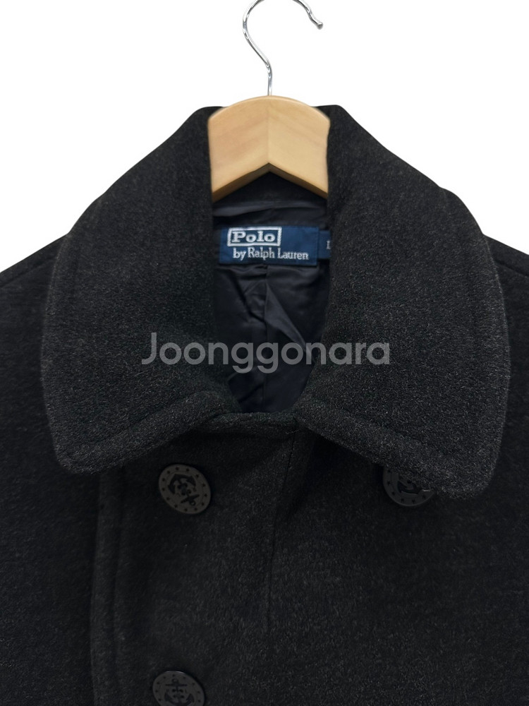 폴로 울100 미 해군 피코트 블랙 (L)--3