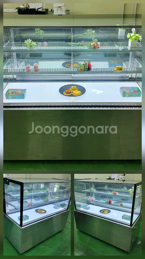 명품 구룡 정육 숙성 케잌 베이커리 냉동냉장 쇼케이스--0