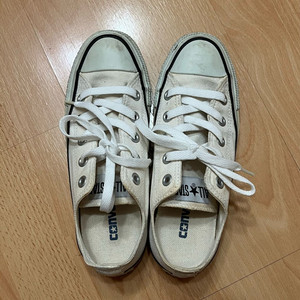 컨버스 일본판 로우 화이트 225