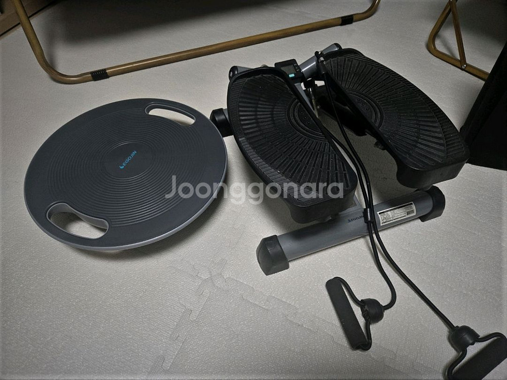 이고진 스탭퍼 + 밸런스보드 일괄 팝니다.--0