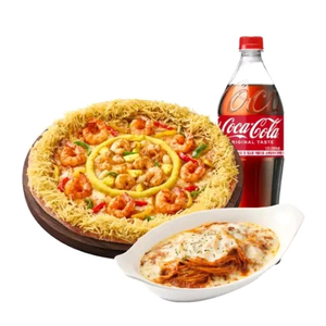 피자헛(포장전용)더블쉬림프크런치오리지널L,리치치즈파스