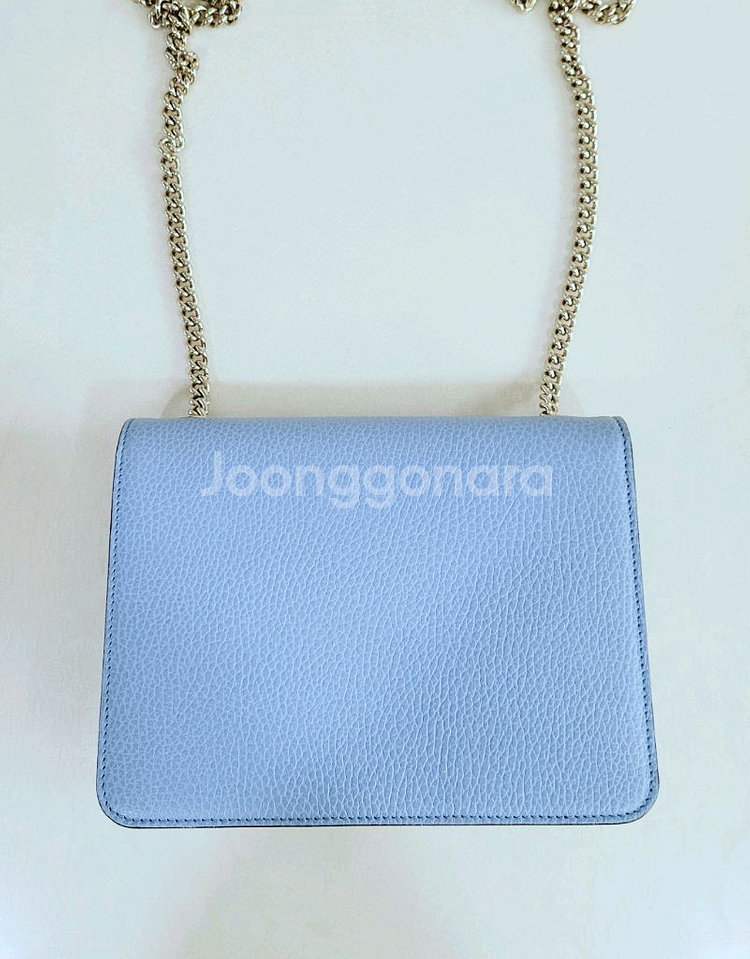 구찌 인터로킹 GG 체인 스몰 숄더백--7