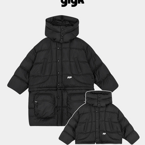 히로 glgk 하이브리드 헤비 롱 패딩 140