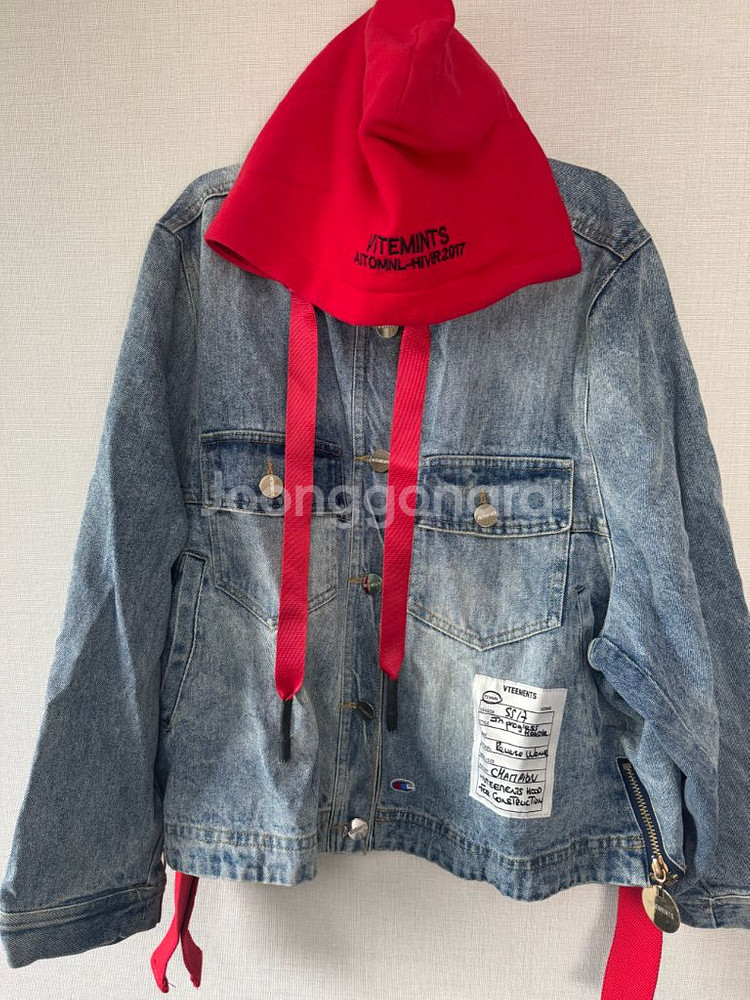 베트멍 챔피온 콜라보 청자켓 m--3