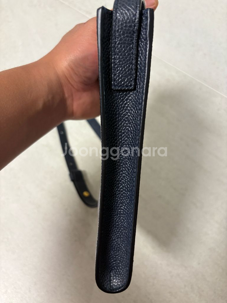 톰브라운 체크 크로스백--3