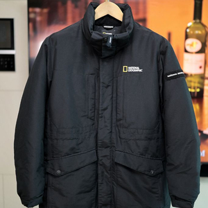 내셔널지오그래픽 오리털 다운 자켓 블랙, L