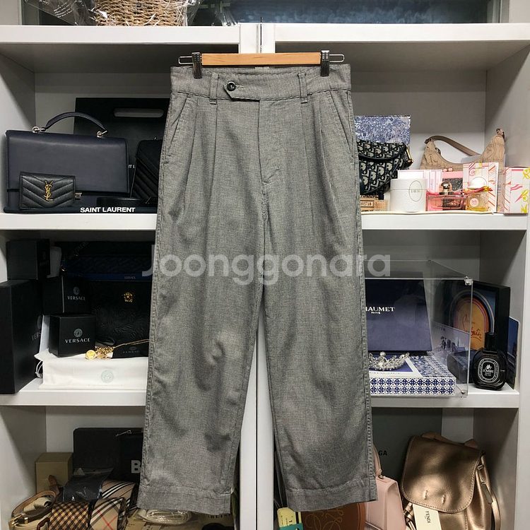 [MHL.] 마가렛호웰 클래식 체크 팬츠--0