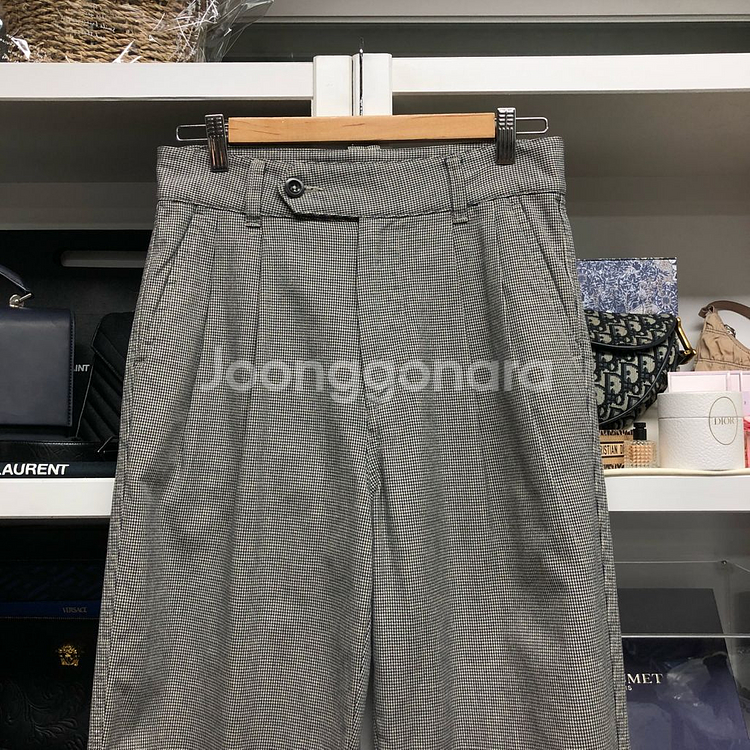 [MHL.] 마가렛호웰 클래식 체크 팬츠--1